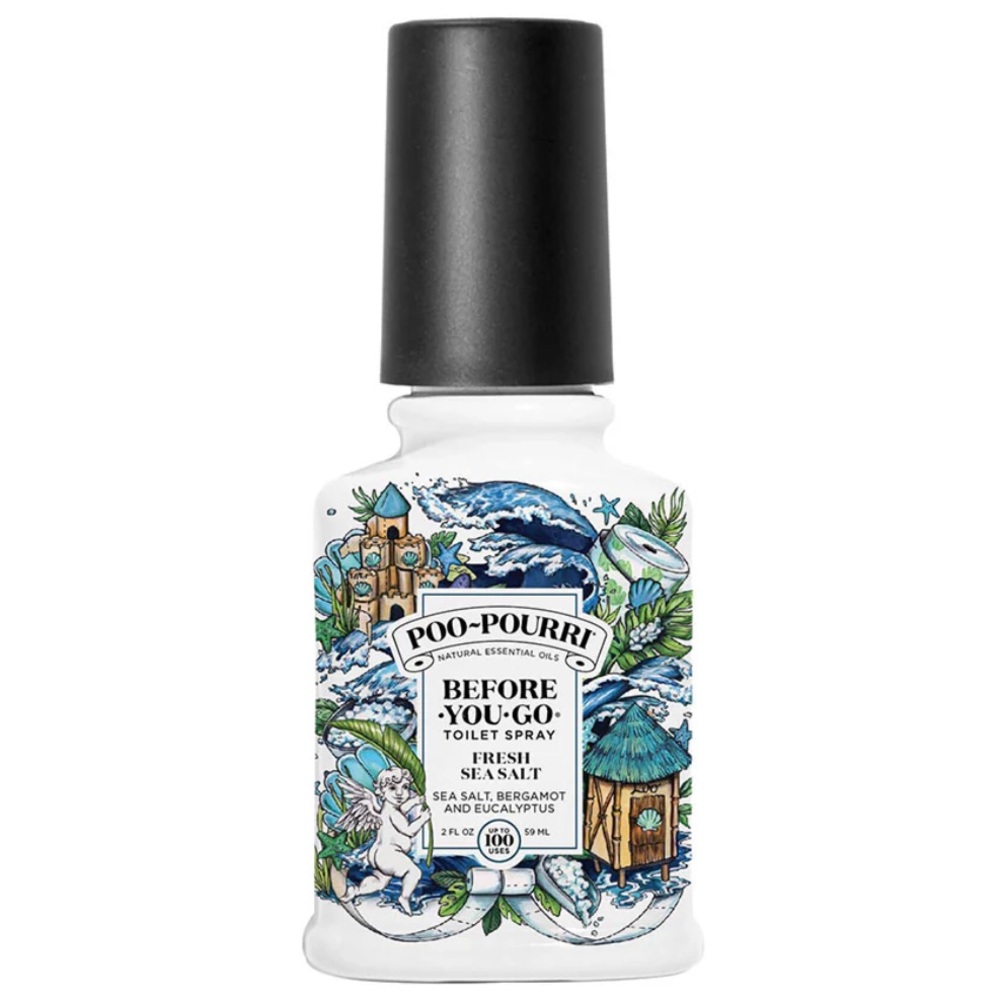 Poo-Pourri Before-You-Go Toilet Spray, Fresh Sea Salt, 4 Fl Oz